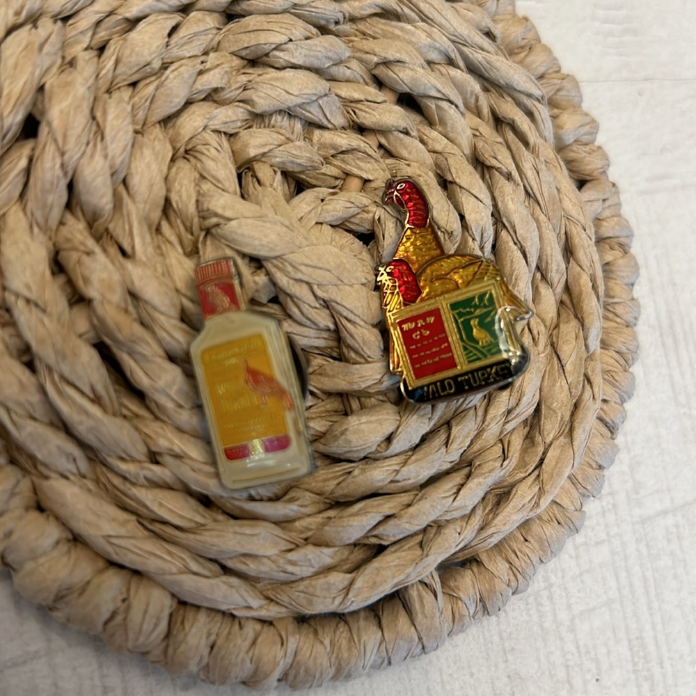 Wild Turkey vintage pins
